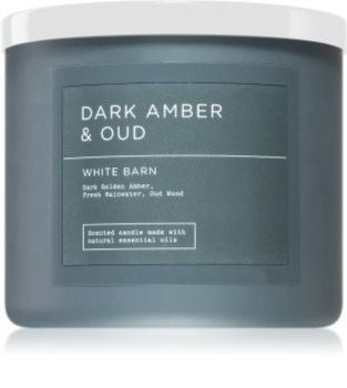 Bath & Body Works Dark Amber & Oud vela perfumada