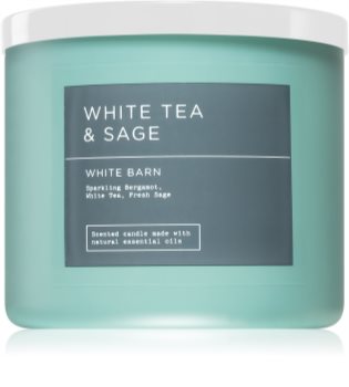 Bath & Body Works White Tea & Sage vela perfumada II.