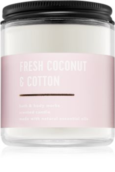 Bath & Body Works Fresh Coconut & Cotton ароматическая свеча
