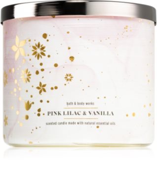 pink lilac and vanilla candle bath and body works