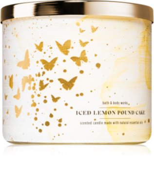 Iced lemon pound cake candle bath and body works