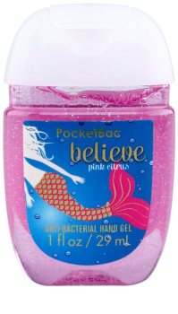Bath & Body Works PocketBac Believe Pink Citrus gel para as mãos com glitter