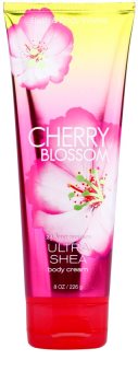 Bath & Body Works Cherry Blossom tělový krém s bambuckým máslem pro ženy 226 g
