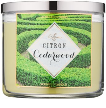 Bath & Body Works Citron Cedarwood vela perfumado 411 g