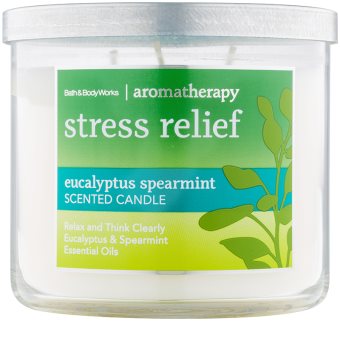 Bath & Body Works Stress Relief Eukalyptus Spearmint duftkerze