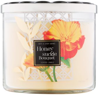Bath & Body Works Honeysuckle Bouquet vela perfumada 411 g