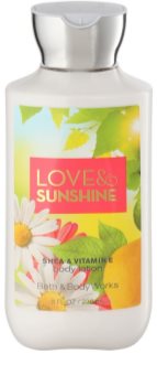 Bath & Body Works Love and Sunshine leche corporal para mujer 236 ml