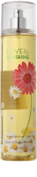 Bath & Body Works Love and Sunshine spray corporal para mujer