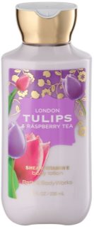Bath & Body Works London Tulips & Raspberry Tea leite corporal para mulheres 236 ml