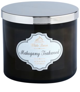 Bath Body Works White Barn Mahogany Teakwood Scented Candle