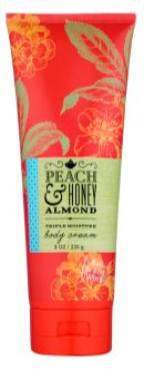 Bath & Body Works Peach & Honey Almond crema corporal para mujer 226 g