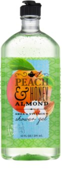 Bath & Body Works Peach & Honey Almond gel de duche para mulheres 295 ml
