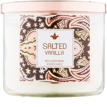 Bath & Body Works Salted Vanilla vela perfumado 411 g