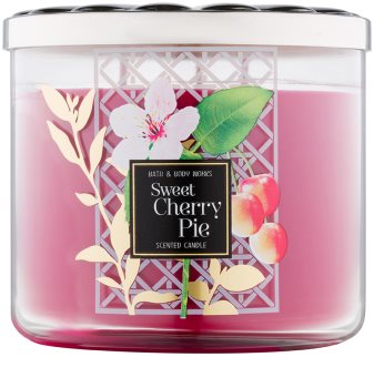 Bath & Body Works Sweet Cherry Pie vela perfumado 411 g