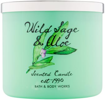 Bath & Body Works Wild Sage & Aloe vela perfumado 411 g