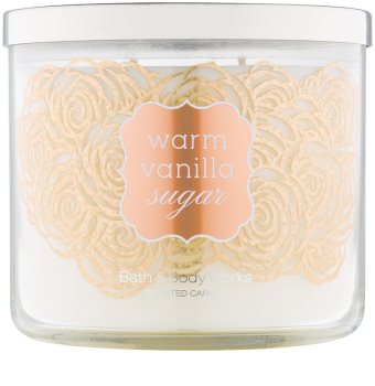 Bath & Body Works Warm Vanilla Sugar bougie parfumée 411 g