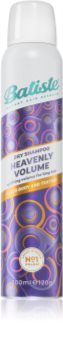 Batiste Heavenly Volume shampoing sec pour donner du volume et de la brillance