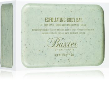 Baxter of California Exfoliating Body Bar Cedarwood & Oakmoss Essence eksfolijacijski sapun za tijelo za muškarce