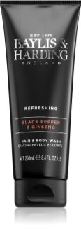 Baylis & Harding Black Pepper & Ginseng Duschgel & Shampoo 2 in 1