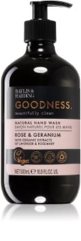 Baylis & Harding Goodness Rose & Geranium sabonete líquido natural