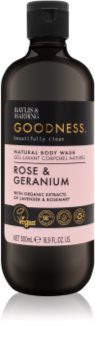 Baylis & Harding Goodness Rose & Geranium dušo želė gėlių kvapo