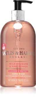 Baylis & Harding Wild Rhubarb & Pink Pepper tekoče milo za roke z antibakterijskim dodatkom