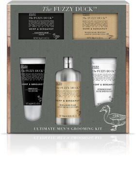 Baylis & Harding The Fuzzy Duck Men's Hemp & Bergamot Kinkekomplekt (juustele, habemele ja kehale) meestele