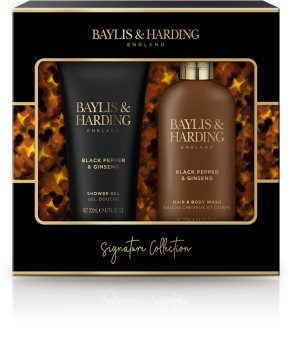 Baylis & Harding Black Pepper & Ginseng ajándékszett (testre és hajra)