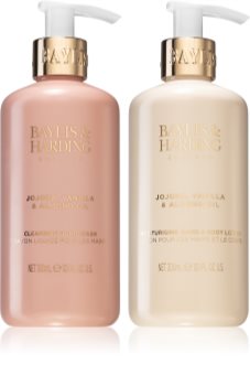 Baylis & Harding Jojoba, Vanilla & Almond Oil dovanų rinkinys II. (rankoms ir kūnui)