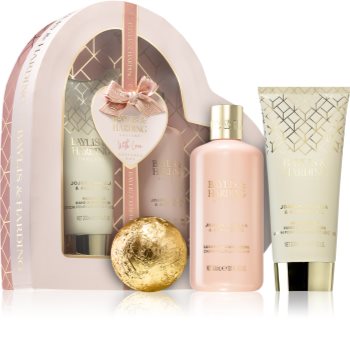Baylis & Harding Jojoba, Vanilla & Almond Oil dovanų rinkinys (širdelės formos)