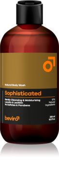 Beviro Natural Body Wash Sophisticated Gel de duș pentru bărbați