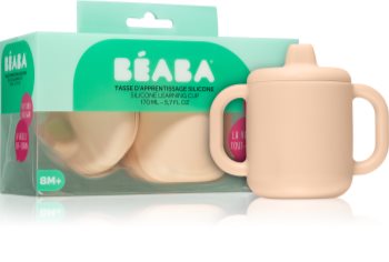 Beaba Silicone learning cup Tasse mit Deckel
