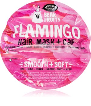 Bear Fruits Flamingo hranilna in vlažilna maska za lase