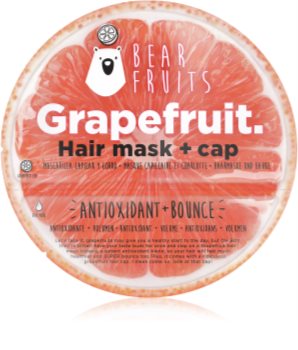 Bear Fruits Grapefruit maschera per capelli per elasticità e volume