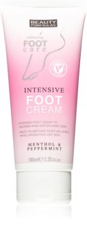 Beauty Formulas Menthol & Peppermint crème hydratante adoucissante pieds