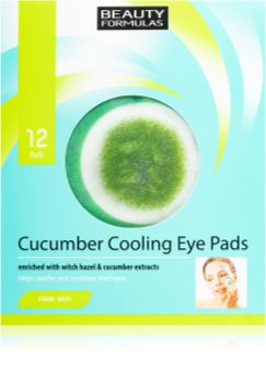 Beauty Formulas Clear Skin Cucumber Cooling Regenererande mask för ögonen