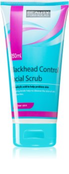 Beauty Formulas Clear Skin Blackhead Control καθαριστική απολέπιση κατά των μαύρων κουκίδων