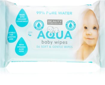 Beauty Formulas Baby Aqua nedves törlőkendők gyermekeknek