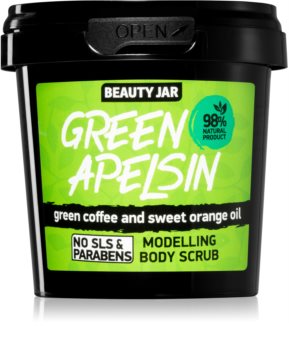 Beauty Jar Green Apelsin stimulirajući piling za tijelo s ekstraktima kave