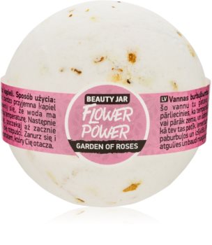 Beauty Jar Flower Power šumeća kugla za kupku s mirisom ruže