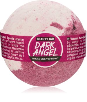 Beauty Jar Dark Angel šumivá guľa do kúpeľa s levanduľou