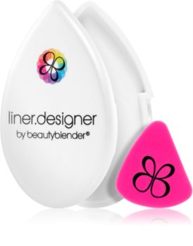 beautyblender® Liner Designer aplicador de delineador de ojos con un espejo pequeño