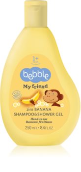 Bebble Banana Shampoo & Shower Gel Shampoo & Duschgel 2 in 1 für Kinder