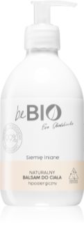 beBIO Linseed хидратиращо мляко за тяло