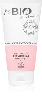 beBIO Chia & Japanese Cherry Blossom Creme hidratante para mãos