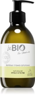 beBIO Bamboo & Lemongrass přírodní tekuté mýdlo na ruce