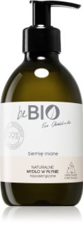 beBIO Flax Seed savon liquide naturel mains