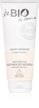 beBIO Hypoallergenic and Sensitive hair balsam pentru păr slab și deteriorat