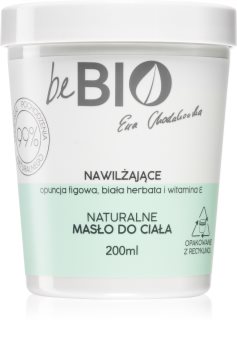 beBIO Fig opuntia oil & white tea giliai drėkinantis kūno sviestas