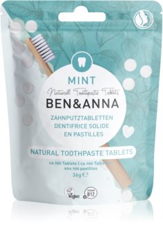 BEN&ANNA Natural Toothpaste Tablets dantų pasta tabletėmis